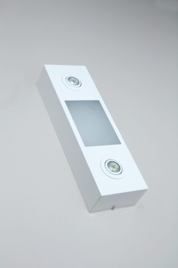 PLAFON SOBREPOR P/ 2 E- 27 E 2 DICROICA